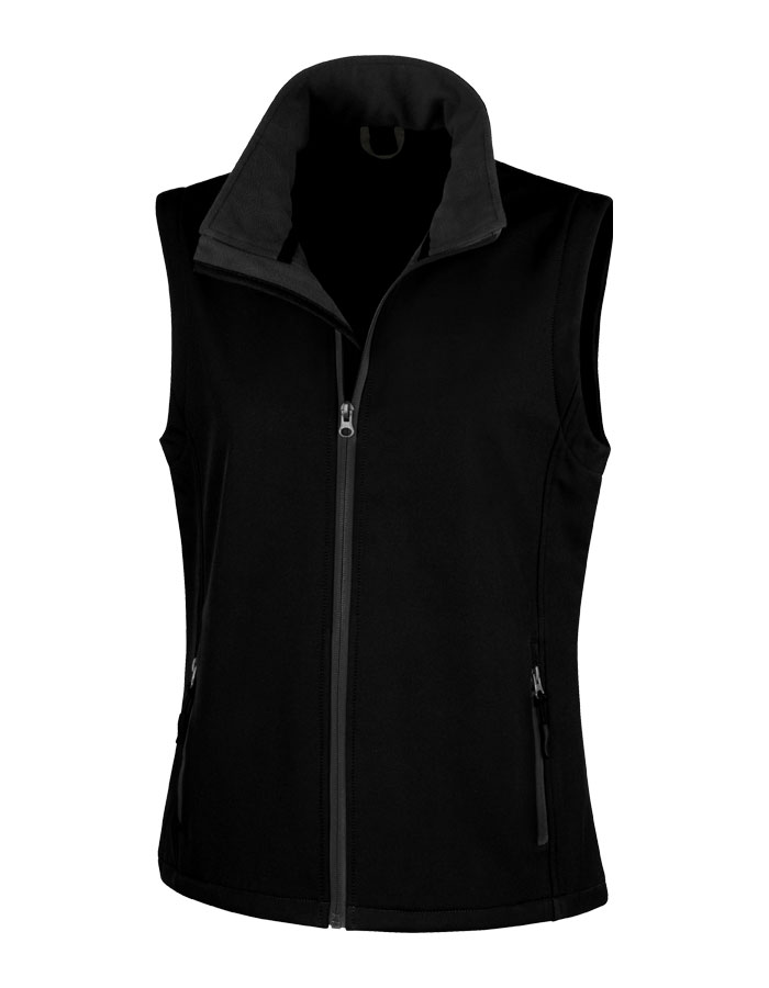 Damen- Softshell-Weste Basic - schwarz- 2XL - Sale